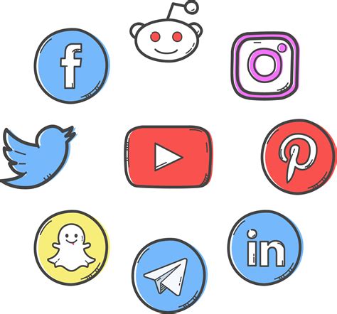 Social Media Icons Png Social Media Icons Camera Linkedin