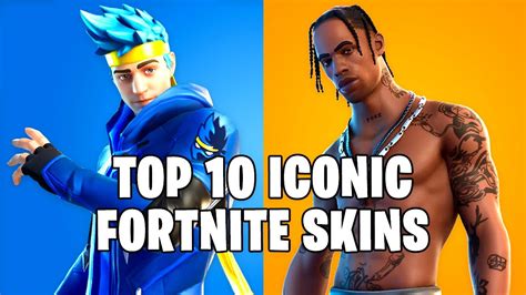 Top 10 Most Iconic Fortnite Skins Of All Time Youtube