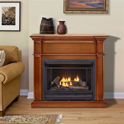 Bluegrass Living Vent Free Natural Gas Fireplace System 26000 Btu