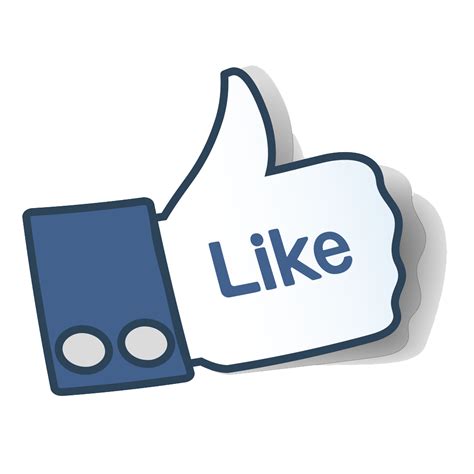 Facebook Like Button Thumb Signal Symbol Clip Art Facebook Like Icons