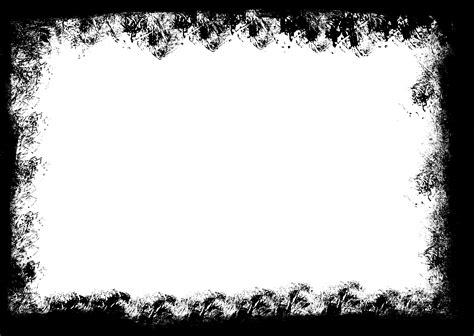 10 Grunge Frame Png Transparent Vol 3