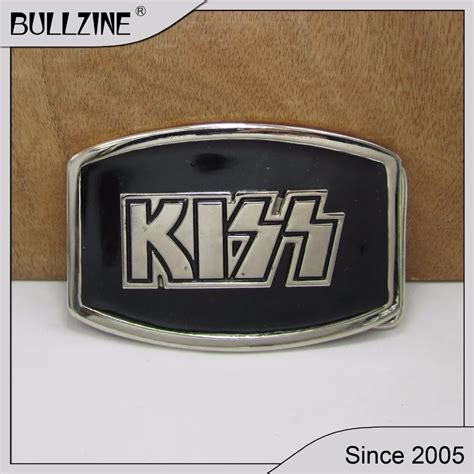 the bullzine wholesale fashion kiss belt buckle with silver finish fp 02866 suitable for 4cm