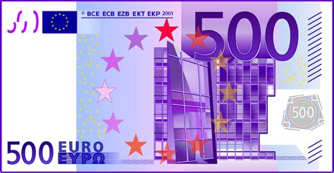 Schon vor einführung des euro gab es diskussionen um kleinere nennwerte. File:500-Euro.svg - Wikimedia Commons