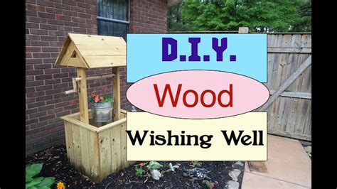 Diy Wood Wishing Well Youtube