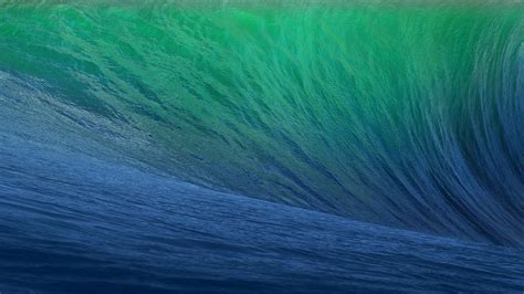 Get The Default Os X Mavericks Wave Wallpaper