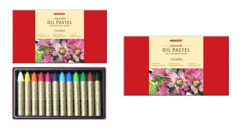 Mungyo Extra Soft Water Soluble Oil Pastels Set Of 12 Assorted Colors