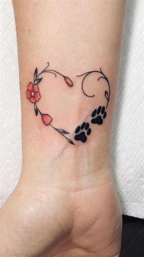 Paw Fect Ink Your Love With These Paw Print Tattoo Designs Pets