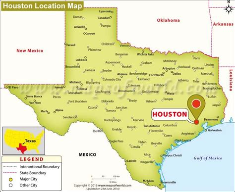 Where Is Houston Located In Texas Usa