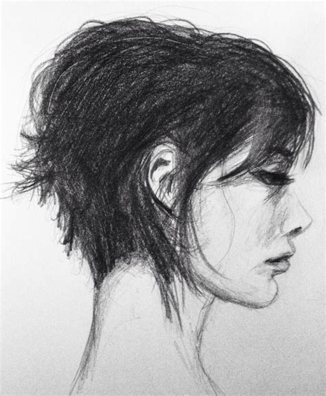 Side Portrait Of A Woman By Adonenniel On Deviantart