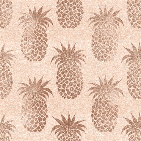 Rose Gold Pineapple Wallpapers On Wallpaperdog