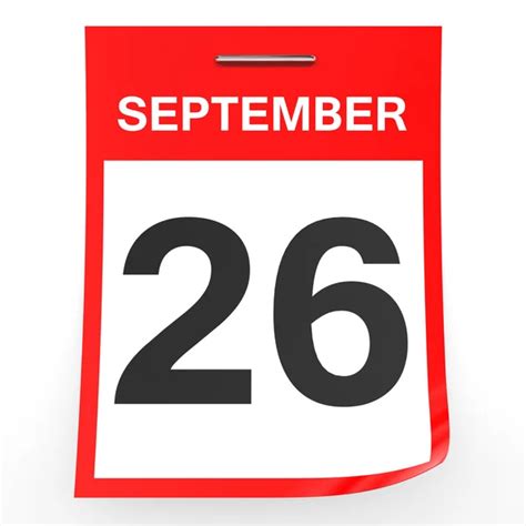 September 28 Calendar On White Background Stock Photo By ©icreative3d