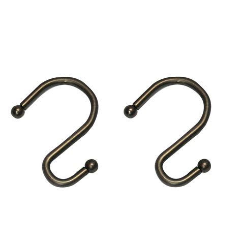 Bronze shower curtain rings, cheap bronze shower hooks find bronze shower hooks deals on line at alibaba com. Cannon Metal S Hook Oil Rubbed Bronze Shower Curtain Hooks