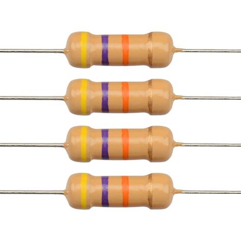 47k Ohm 14 Resistor 10 Pieces Pack Mifra Electronics