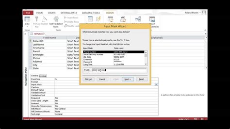 Microsoft Access 2013 Tutorial 5 Session 53 Lookup Fields And Input