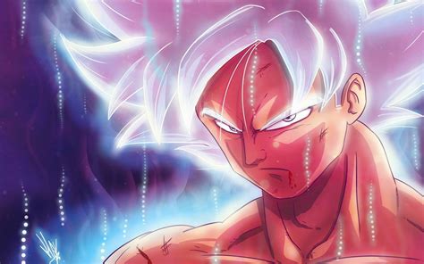 Ultra Instinto De Goku Obras De Arte Dragon Ball Close Up Migatte