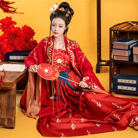 Women S Chinese Hanfu Han Tang Dynasty Empress Dress Film Drama Stage Performance Photos