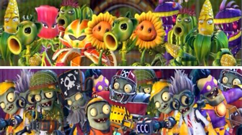Plants Vs Zombies Garden Warfare 2 All Plants And Zombies New