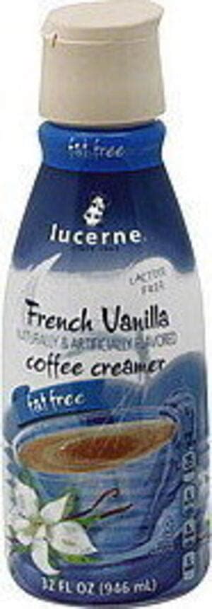 Lucerne Fat Free French Vanilla Coffee Creamer 32 Oz Nutrition