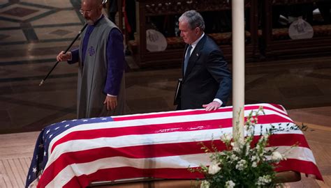 George Hw Bush Funeral At St Martins Church Then Burial In Texas