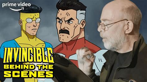 voiceover recording with j k simmons steven yeun and sandra oh invincible bts prime video