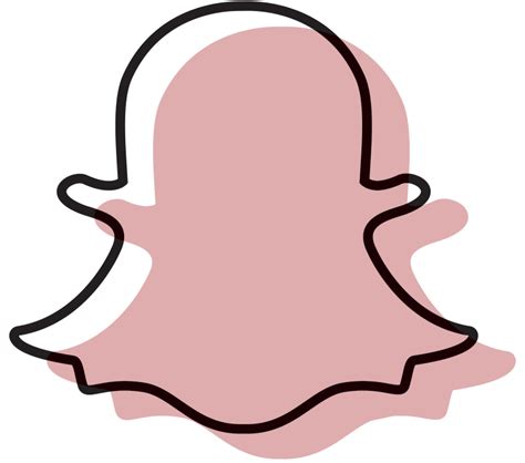 Pastel Baby Pink Snapchat Logo — Png Share Your Source For High