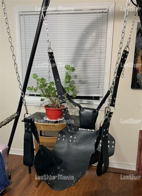 Heavy Duty Leather Sling Sex Hammock For Sex Swing And Sling Etsy