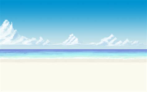 Download Another Anime Beach Background By Wbd Deviantart On By