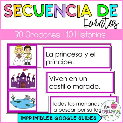 Sequence Of Events Task Cards In Spanish Secuencia De Eventos