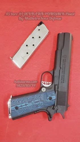 45 Bore Pistol Guardian 1911 Blackhawk Punisher Grip Handle By