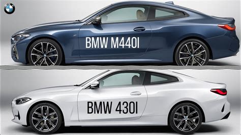 2020 Bmw M440i Vs Bmw 430i Luxury Line G22 Coupe Comparison Youtube