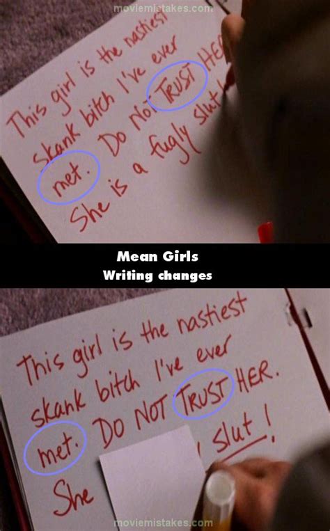 But the other half of my motivation came from farther back in my brain, in the curious part that i inherited. Top 10 Unseen Mistakes In Mean Girls - Annu Gags Wolrd