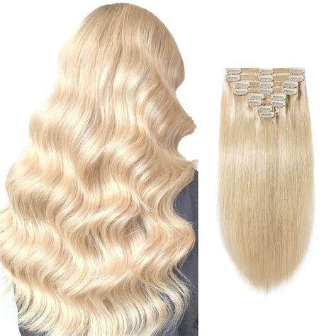 S Noilite 100 Remy Human Hair Real Thick Clip In Human Hair Extension