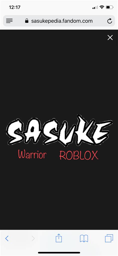 Sasuke Warrior Roblox 5 The 5th Anniversary Custom Sasukepedia Wiki