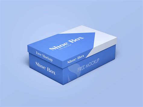 Download 2 Free Shoe Box Mockups (PSD)