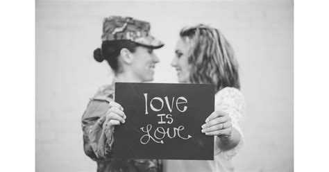 Lesbian Military Engagement Shoot Popsugar Love And Sex Photo 13