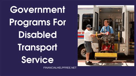 Disabled Transport Service Free Transportation For Disabled
