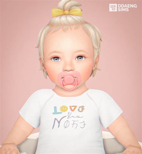Ddaengsims Sims 4 Infant Butterfly Pacifier Ddaengsims Sims 4 Body