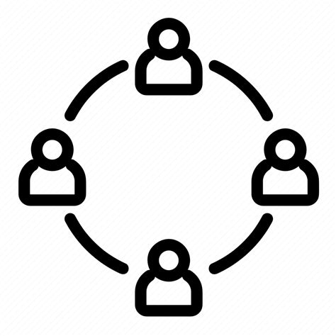 Community Group Management Network Organization Team Icon