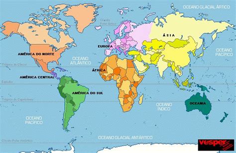 Mapa Mundi Y Sus Continentes Imagui