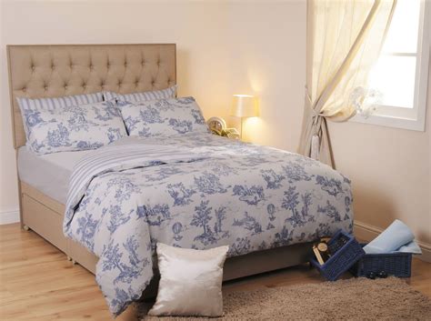 See your favorite white duvets covers and duvet covers queen discounted & on sale. Blue Toile Duvet Cover Quilt Sets Easy Care Portugal ...