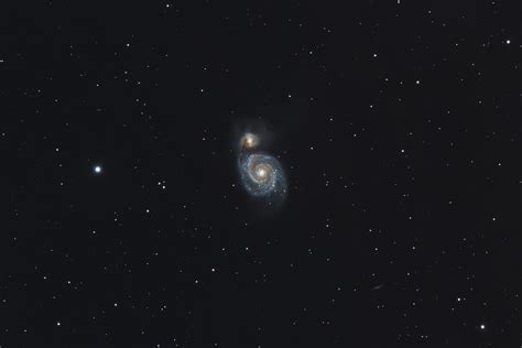 M51 Whirlpool Galaxy Astrophotography