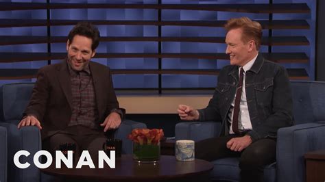 Paul Rudd Shows Conan A Clip From Living With Yourself Conan On Tbs