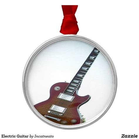 Electric Guitar Metal Ornament Metal Ornament Ceramic