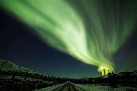Hd Wallpaper Aurora Borealis Northern Lights Sky Night Landscape