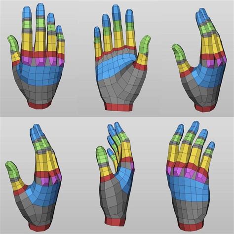 Hand Topology 3d Character Character Design Face Topology