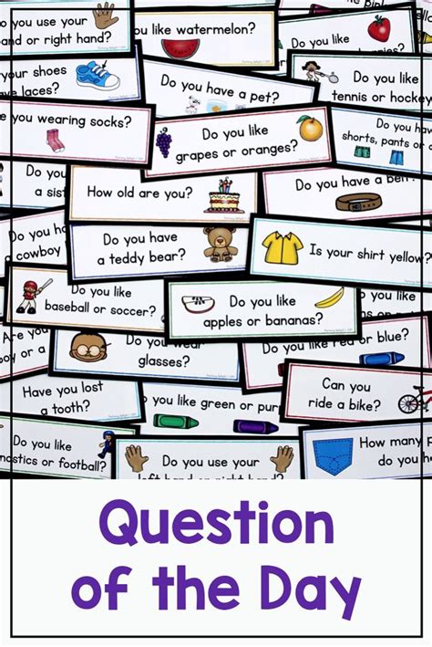 A Set Of 100 Question Of The Day Graphing Questions Perfect For