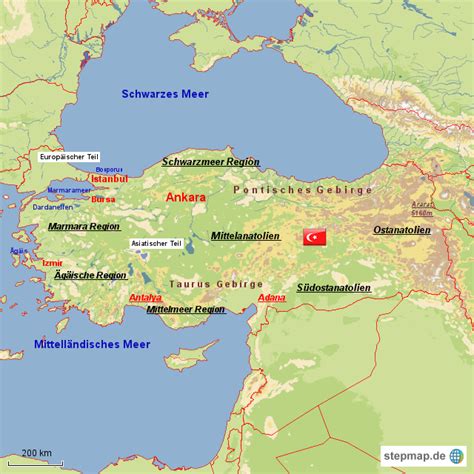 Stepmap Türkei Landkarte Für Türkei