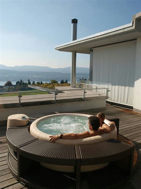 Roof Terrace Design Rooftop Design Modern Hot Tubs Ideas Terraza Terrasse Design Jacuzzi