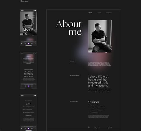 Ux Designer Portfolio Website Template