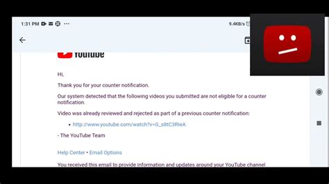 Counter Notification Rejected Fake Copyright Claim Kaise Hataye Youtube